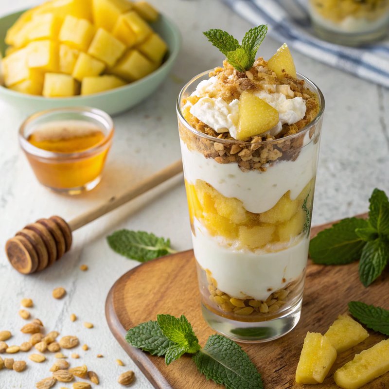 Tropical Pineapple Parfait