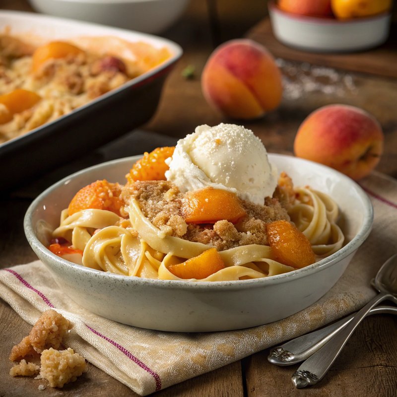 Apricot Cobbler Fettuccine