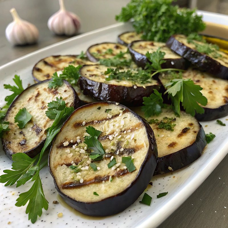 Mediterranean Grilled Eggplant