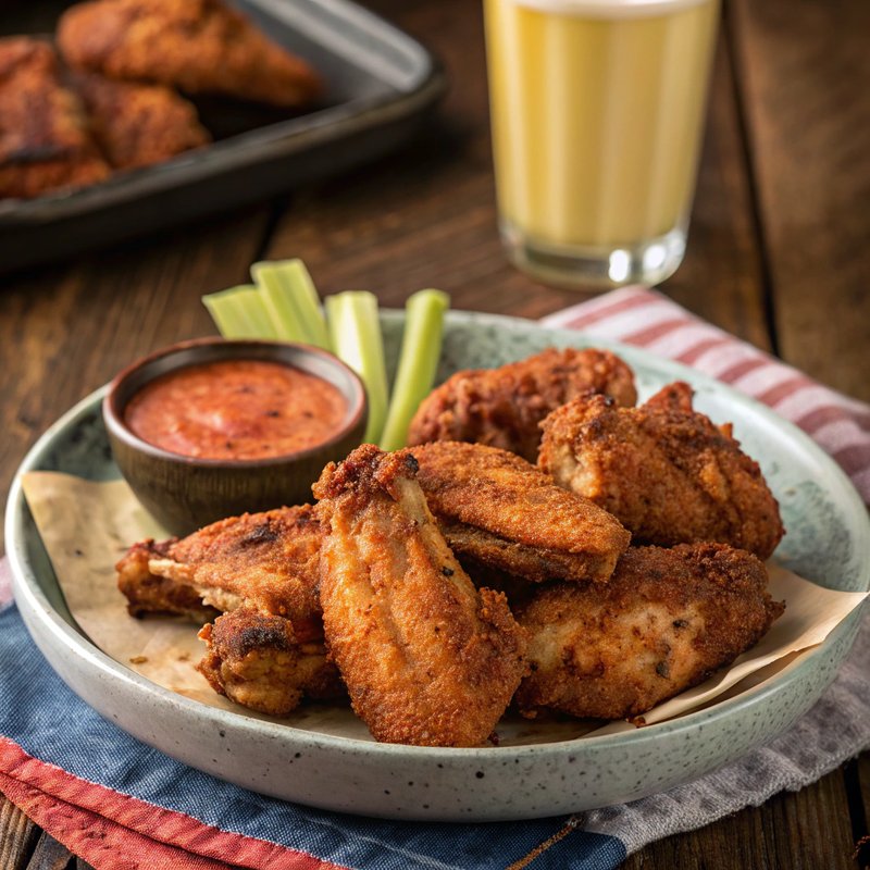 Air Fryer Spicy Chicken Wings