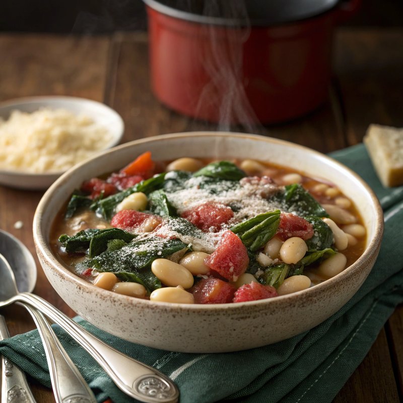 Swiss Chard and White Bean Stew