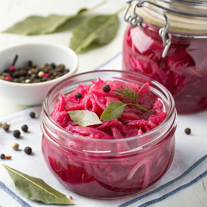 Tangy Pickled Red Cabbage