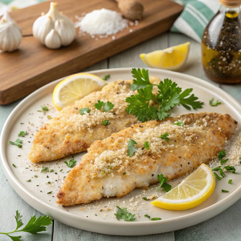 Parmesan Crusted Tilapia