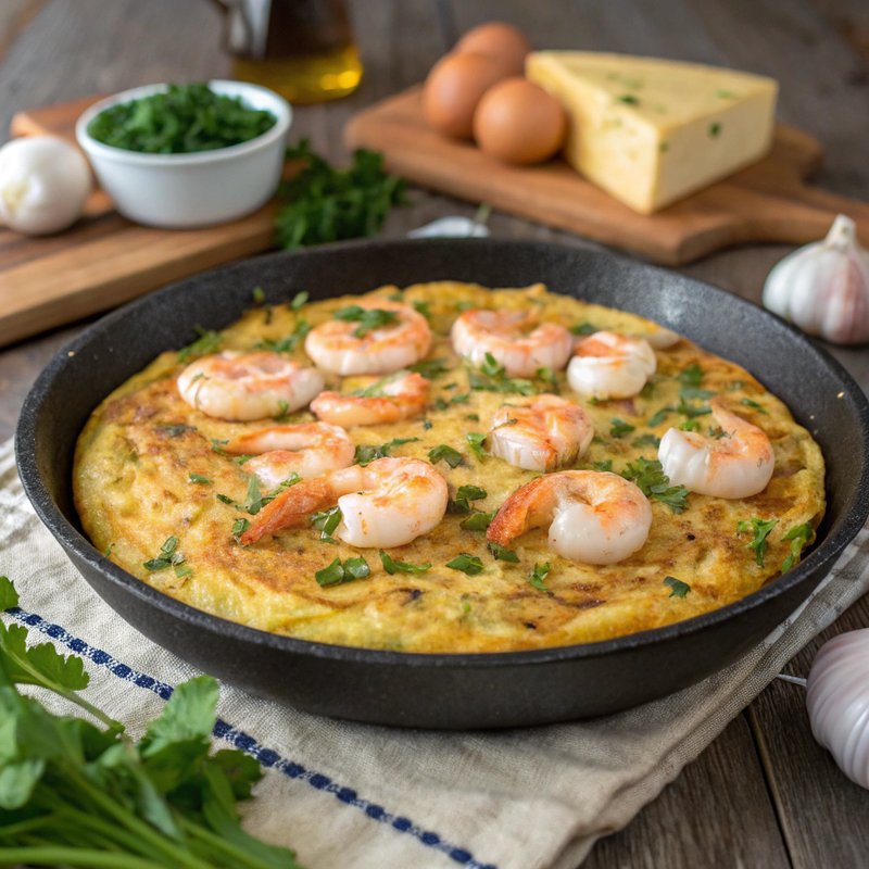 Tortilla de Camarones