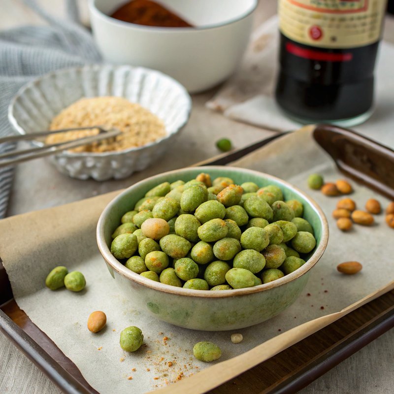 Crunchy Wasabi Peanuts