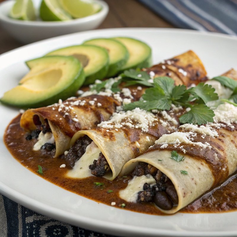 Enchiladas de Huitlacoche