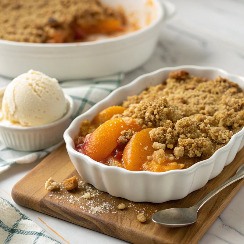 Delicious Apricot Crumble