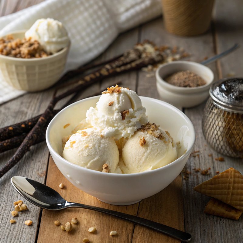 Helado (Homemade Vanilla Ice Cream)