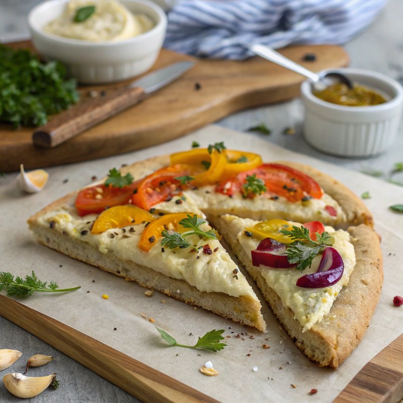 Vegan Cashew Cheese Pizza