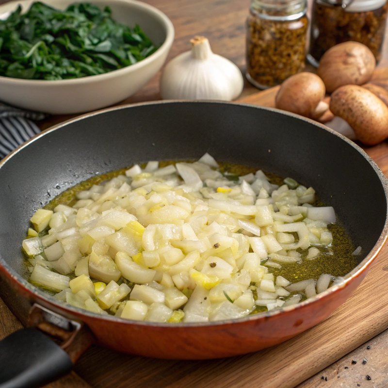 Swiss Chard and Mushroom Pot Pie