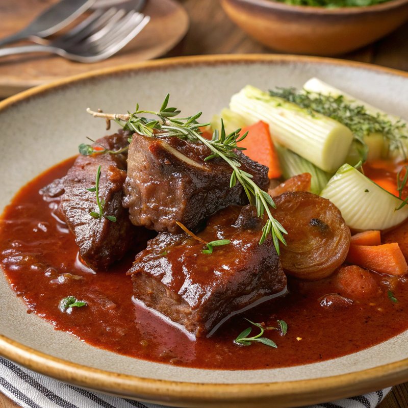 Braised Short Ribs in Red Wine Sauce