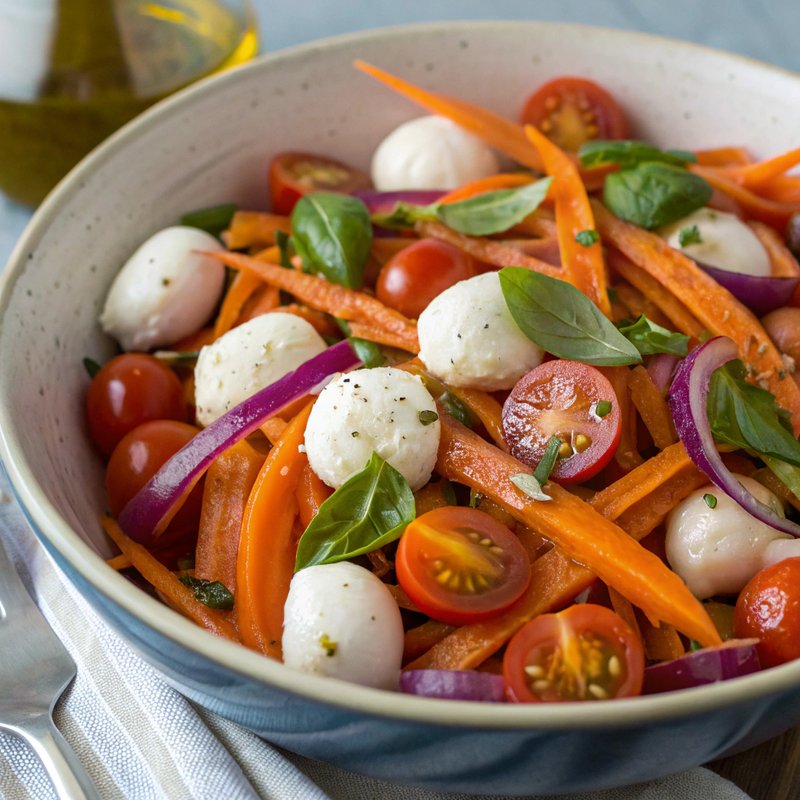 Carrot and Mozzarella Salad