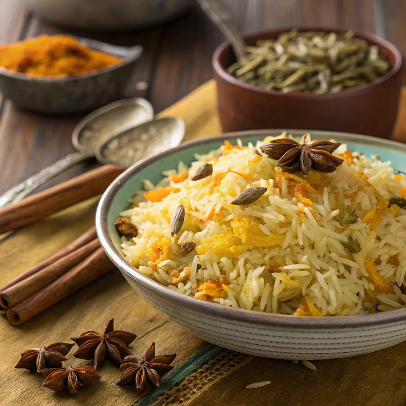 Saffron Infused Basmati Rice