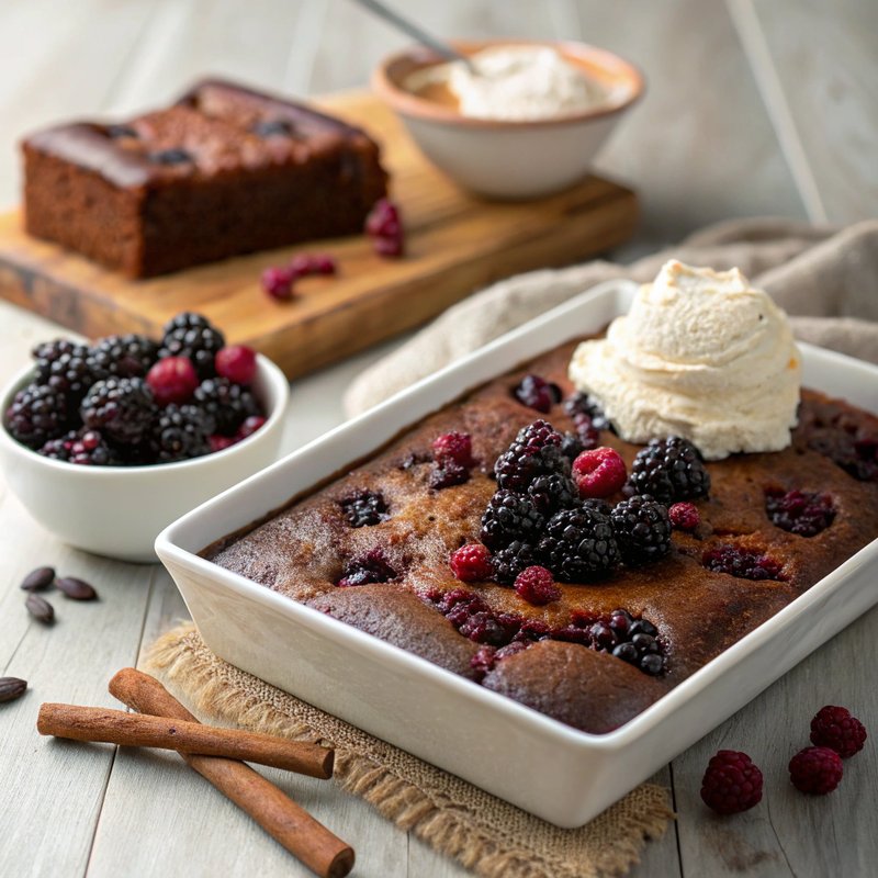 Blackberry Gingerbread