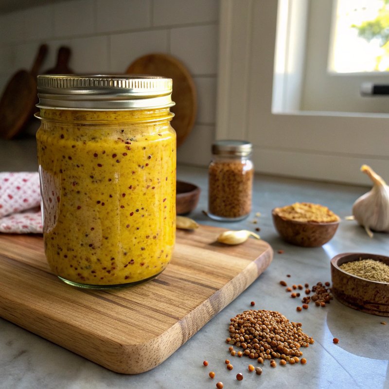 Homemade Grainy Mustard