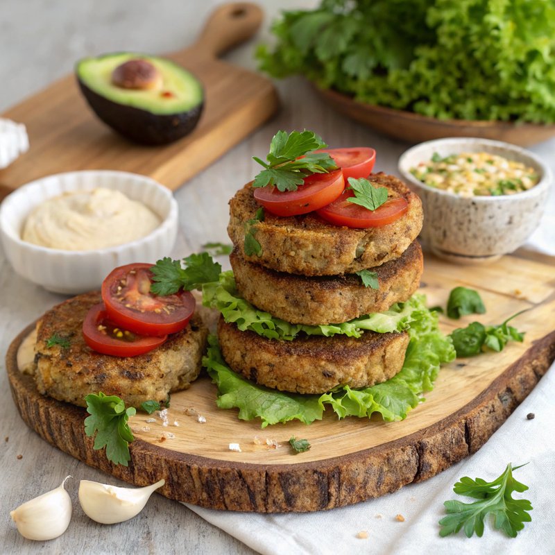 Herbed Lentil Burgers