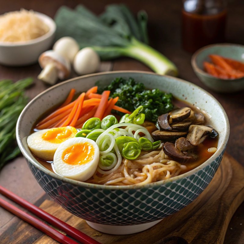 Savory Veggie Ramen