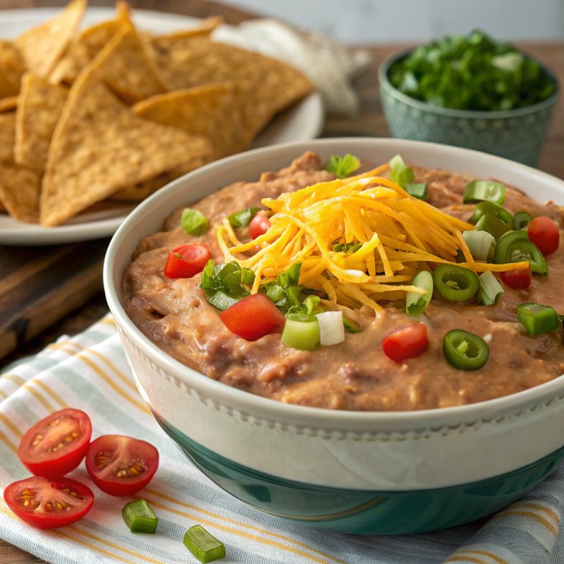 Creamy Pinto Bean and Cheese Dip