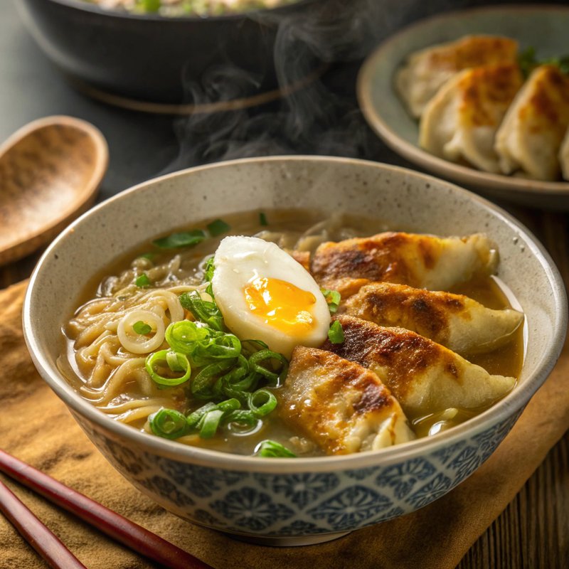 Authentic Gyoza Ramen