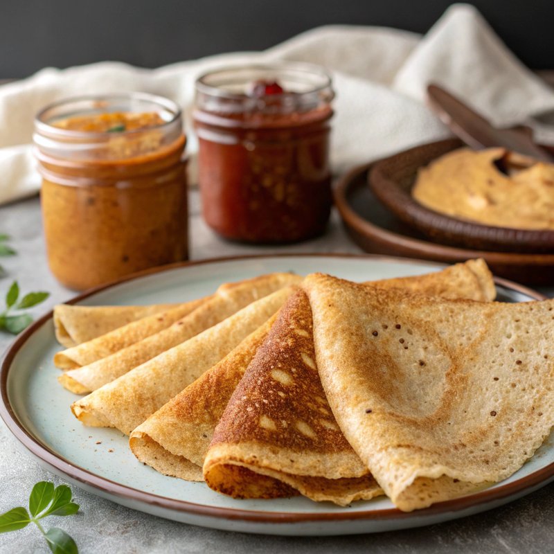 Kal Dosai - South Indian Fermented Pancakes
