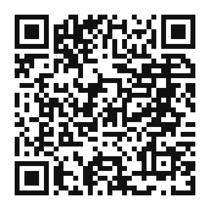 QR code linking to the digital version of Edamame Falafel with Creamy Tahini Sauce