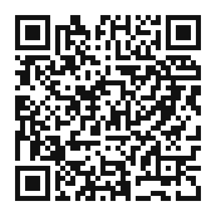 QR code linking to the digital version of Peach and Blueberry Bliss Milkshake