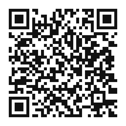 QR code linking to the digital version of Peach and Blueberry Upside Down Cake