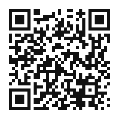 QR code linking to the digital version of Peach and Mango Cobbler