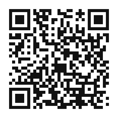 QR code linking to the digital version of Peppermint Bark Cheesecake