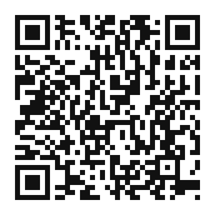 QR code linking to the digital version of Rhubarb and Blueberry Cobbler